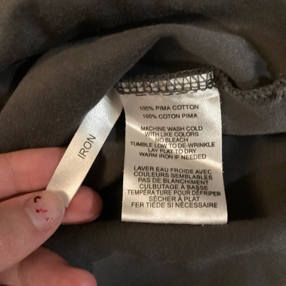 Robert Barakett | Mens V Neck Gray Cotton T-Shirt | Size 2X - Picture 4 of 5